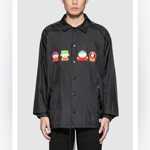HUF X SOUTH PARK COACHES JACKET .